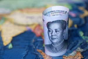 Yuan on globe