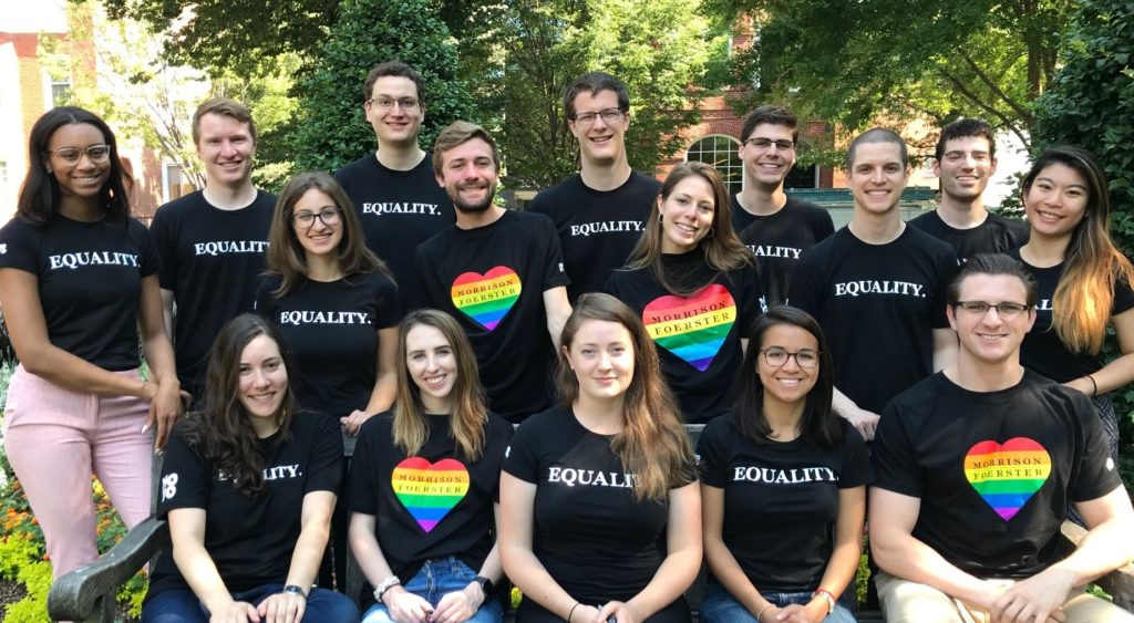 There were t-shirts too; the D.C. office showed their Pride