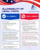 Allowability of Legal Costs
