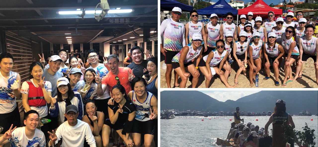 20+ lawyers and staff represented MoFo at the annual Hong Kong Dragon Boat Festival