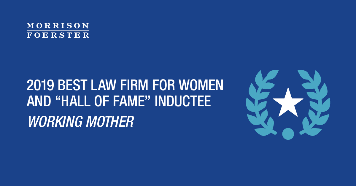 MoFo Earns Several Prestigious Recognitions for Women’s Policies and Representation