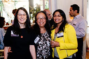Candid Photo from Los Angeles Alumni Event
