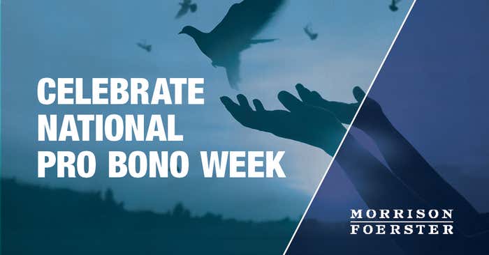 MoFo Celebrates Pro Bono Week 2019