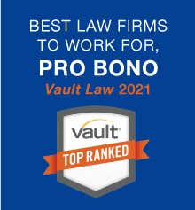Vault, Best Law Firm to Work For, Pro Bono