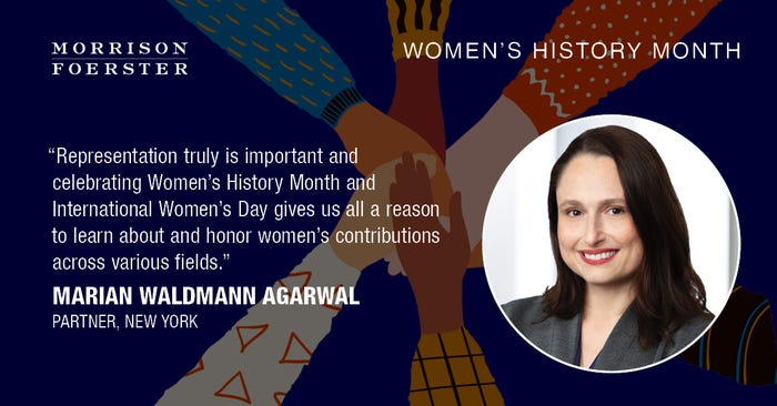 International Women’s Day: Marian Waldmann Agarwal