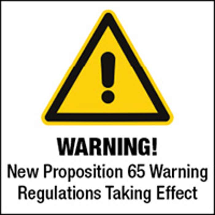 WARNING: Proposition 65 Farce About to Repeat Itself for Vulnerable Foods and Flavorings