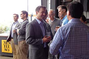 Candid Photo from San Diego Alumni Event