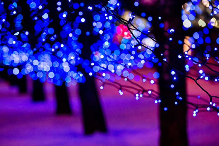 colorful christmas lights blog