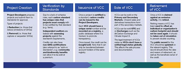 The Lifecycle of a Voluntary Carbon Credit